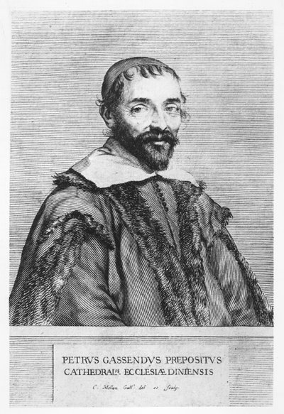 Portrait of Pierre Gassendi by Claude Mellan